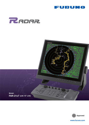 Radar marinho da antena 30MHx ARPA da faixa de FURUNO X para FAR-21x7 eficaz na redução de custos