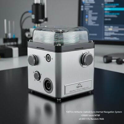 Qualidade TDF71A Sistema de navegação giroscópica óptica aerotransportada com repetitividade de viés ≤ 20μg, > 20000 horas MTBF e ≤ 0,005°/√hr Random Walk fábrica
