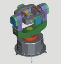 Qualidade Tabela giratória de teste de giroscópio de três eixos personalizada com interface Ethernet RS232 RS422 e construção de liga de alumínio de aço inoxidável fábrica