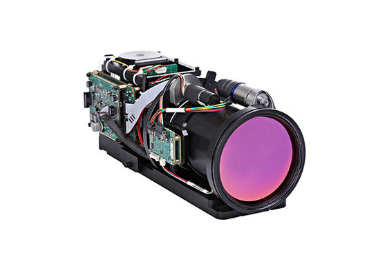 Qualidade sistema contínuo da câmera da imagiologia térmica do zumbido F5.5 de 300mm com DETECTOR do LEÃO fábrica